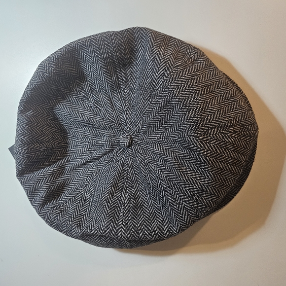 Brixton Charcoal Herringbone Cap - Picture 1 of 7